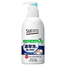 Kao 花王 SUCCESS 敏感肌保濕刮鬍慕斯, 250g, 1瓶