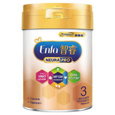 Mead Johnson 美強生 智睿幼兒成長配方奶粉 3號, 含DHA、膽素、牛磺酸，添加膳食纖維, 850g, 1罐