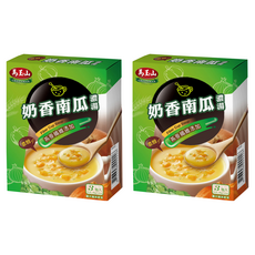 馬玉山 奶香南瓜濃湯 Set, 燕麥纖維添加, 45g, 2盒