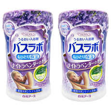 Hakugen Earth 白元 HERS 碳酸溫泉入浴劑, 薰衣草香, 540g, 2罐