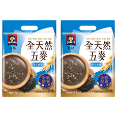 QUAKER 桂格 全天然五麥 黑芝麻糊, 30g, 10入, 2袋