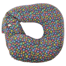 兒童座椅抱枕 P型, 30*50cm, 棉材質, 中國製, 小花, 1個