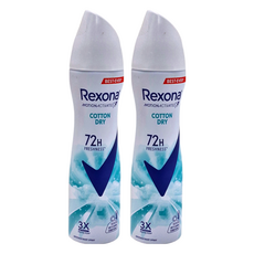 Rexona 蕊娜 制汗爽身噴霧 清新舒棉 72H, 135ml, 2瓶