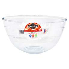OCUISINE 耐熱玻璃調理盆 3.1L，直徑24公分，耐高溫，法國製造, 24cm, 1個