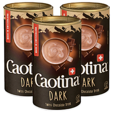 Caotina 可提娜 頂級瑞士黑巧克力粉, 500g, 3罐