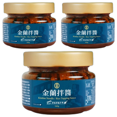 金蘭 拌醬, 拌飯拌麵妙用, 160g, 全素, 3罐