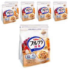 Calbee 卡樂比 Frugra 富果樂 減糖麥片 350g, 日本製造, 含膳食纖維+豆漿, 使用蜂蜜, 6包