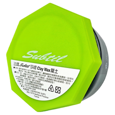 Subtil 莎緹 Clay Wax 凝土, 超強持久支撐 霧灰黯無光澤 重塑性極佳, 100ml, 1罐