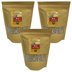 茂喜食品 有機黃豆 400公克 (加拿大), 400g, 3包