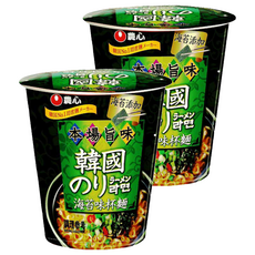 NONGSHIM 農心 海苔味 杯麵 65g, 2入