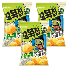 ORION 好麗友 烏龜玉米脆片, 80g, 3包