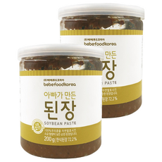 bebefood 寶寶福德 韓式大醬, 200g, 韓國產, 2罐
