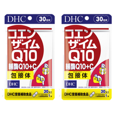 DHC 輔酶Q10+C膠囊食品, 含維生素C, 促進代謝, 養顏美容, 30日份, 30顆, 209mg, 2包