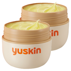 yuskin 悠斯晶 乳霜, 長效滋潤保濕, 含維他命B2, 120g, 2罐