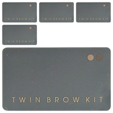 Missha 雙色眉粉盤, 貼合肌膚 妝效自然, Twin Brow Kit, 2號 灰棕色, 5個