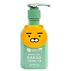 REACH 麗奇 KAKAO 按壓式兒童牙膏 萊恩 葡萄香, 160g, 1瓶