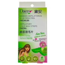 Daen 黛安 蘆薈臉部及敏感部位除毛片 蘋果香味, 1盒