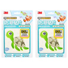 3M 防滑貼片 海洋生物 6片, 2包, 款式隨機