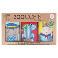 ZOOCCHiNi 3件組有機棉訓練褲，3-4歲, 3 ~ 4歲, 1組