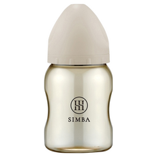 Simba 小獅王辛巴 蘊蜜鉑金PPSU寬口防脹氣奶瓶 0歲以上, 杏茶, 200ml, 1個