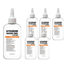 MIP 男性私密清潔凝膠, 200ml, Hygiene Wash Gel for Men, 6瓶