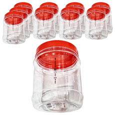 HOUSE 好室喵 梅子罐 Set, 容量0.8L, PP聚丙烯, 身-PET塑膠, 800ml, 10個