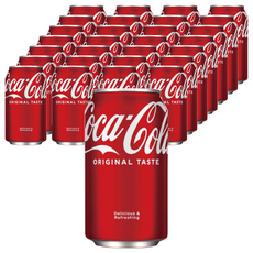 Coca-Cola 可口可樂汽水, 經典原味 迷你罐裝, 330ml, 48罐