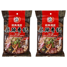 元泰碩宴 經典湯底 麻辣香鍋, 一底三鍋, 調味醬, 220g, 2袋