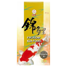 福壽實業 錦鯉揚色魚飼料，添加南極蝦粉，具上浮性，不污染水質, 1組