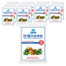 TAIYEN 台塩生技 特級碘鹽, 添加海水濃縮礦物質液，保留食材原味，提升料理風味, 1kg, 11包
