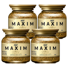 AGF MAXIM 咖啡粉, 80g, 4罐