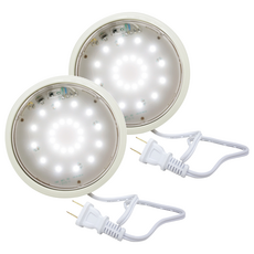 雙手萬能 吸頂壁掛兩用緊急照明燈 LED 1.68W x24顆 台灣製, SH-24E-C, 14.9 x 14.9 x 3.3cm, 2個