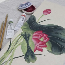 [서울] 동양화가 주는 따듯함,  꽃과 그림 주제 민화화실 bliss 원데이 클래스