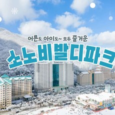 [홍천] 소노비발디파크홍천(소노벨/소노캄/대명홍천)