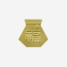 서흥이앤팩 전통 명절 복 스티커, 468개, 1개, 복주머니금박