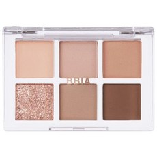 BBIA 魅雅 璀璨絲絨六色眼影盤 5g, 02 Mood Blush 璀璨法式奶霜, 1個
