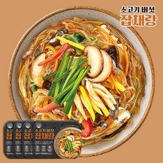 [카페이노스] 잡채랑 소고기 버섯 잡채, 4개, 350g