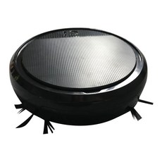 STK USB 로봇 진공 청소기 스위퍼 로봇 식 진공 나무 바닥 UV 소독, 블랙
