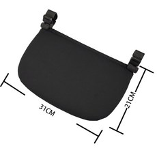 Newbealer 블랙 유모차 발판 발 받침대 유모차 버기 유아 수면 시트 확장 보드 액세서리, [02] Black 21cm, 1개
