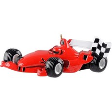 레이서 장식품 개인화된 경주용 자동차 크리스마스 장식품 2024 더트 트랙 레이싱 NASCAR 핫 휠 멋지고 독특한 소년 키즈 체커 운전자를 위한 재미있는, 1개