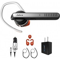 Jabra Talk 45 Bluetooth 이어폰 형 헤드셋 (Android 및 iOS 용 소음 제거 마이크 포함) Blucoil Micro