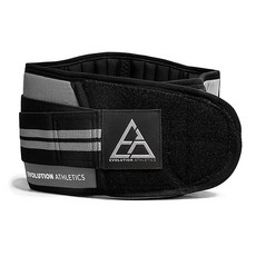 Evolution Athletics 근력 훈련 파워리프팅 또는 데드리프트용 역도 스포츠 벨트 두껍고 유연하고 편안한 네오프렌 강화된 뒷면 조절 가능한 사이드 스트랩 4XL