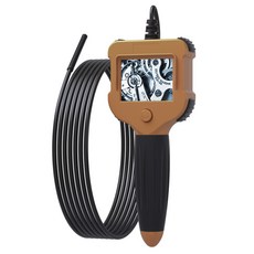 Dearsee HD 산업용 내시경 카메라 디지털 보어스코프 하수도 검사 차량용 LED 6 개 2.4 인치 스크린 8mm, 1개