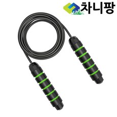 차니팡 EG-RS100 와이어 다이어트 성인 복싱 줄넘기, 녹색, 1개