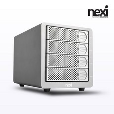 넥시 NX770 USB3.0 4베이 RAID 데이터 스토리지/NX-804RU30/SATA 2.5형 3.5형 SSD HDD 지원/5Gbps 속도