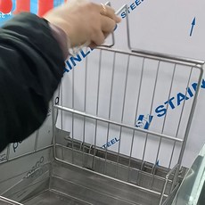  린나이 튀김기 돈가스망+누름쇠SET 사각스탠채반 튀김스테인레스채반 대형 튀김거름망 거름채 누름망, 327/328돈가스망+누름쇠 