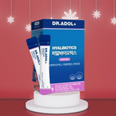 닥터아돌 히알바이오틱스 피부보습 피부건강 여성질 유산균 유래 (기프티콘 추첨증정) 30포 x 2박스, 90g, 2개