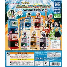 일본 타카라토미 포켓몬스터 가챠머신 리코와 로이 모험편 피규어 5종 풀세트 뽑기 가챠 캡슐