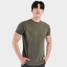 맥스모어 남자 스트레치 머슬핏 무지 반팔 티셔츠