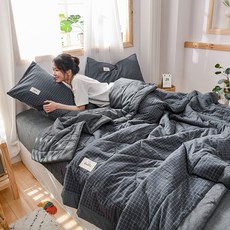 깅엄체크이불커버